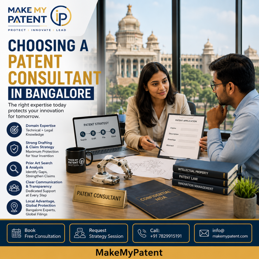 Choosing a Patent Consultant in Bangalore