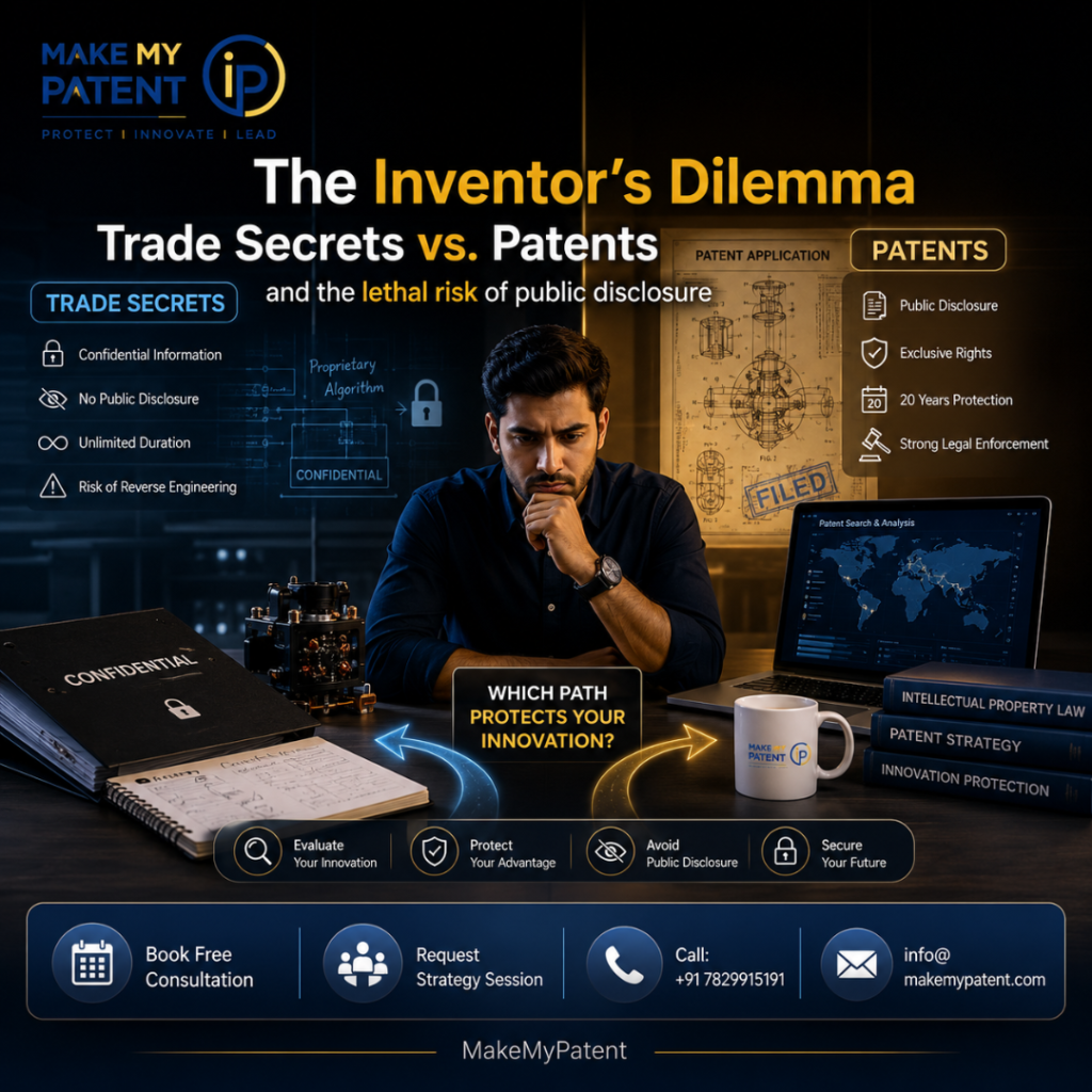 The Inventor’s Dilemma: Trade Secrets vs. Patents and the Lethal Risk of Public Disclosure