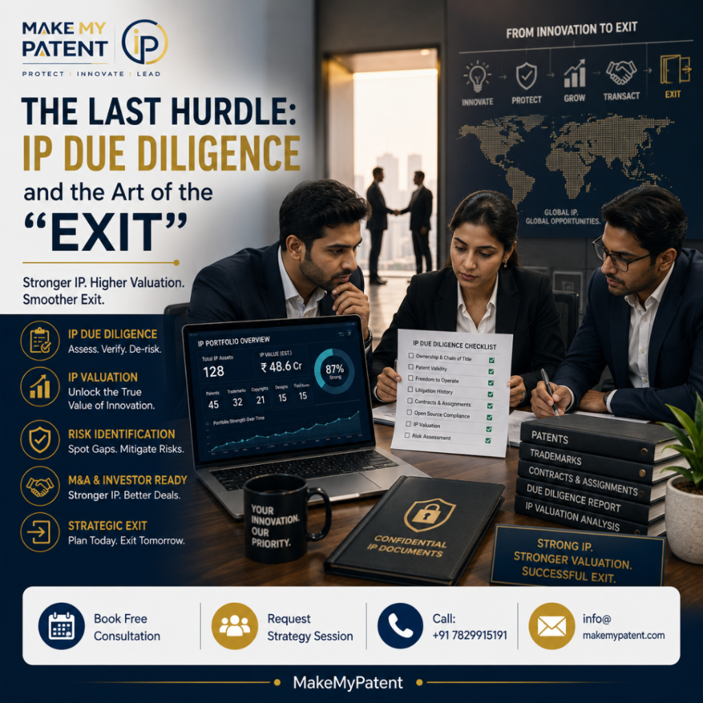The Last Hurdle: IP Due Diligence and the Art of the “Exit”