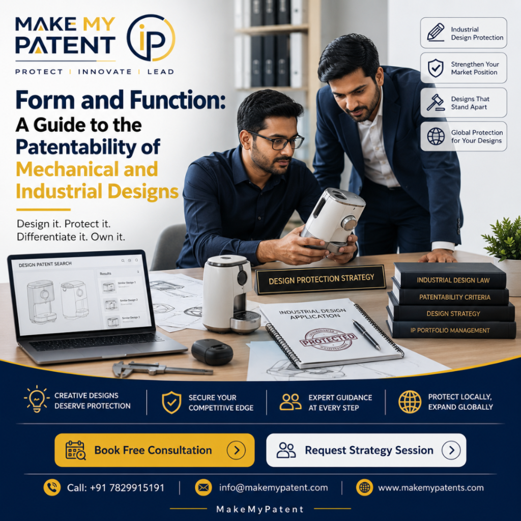 Form and Function: A Guide to the Patentability of Mechanical and Industrial Designs