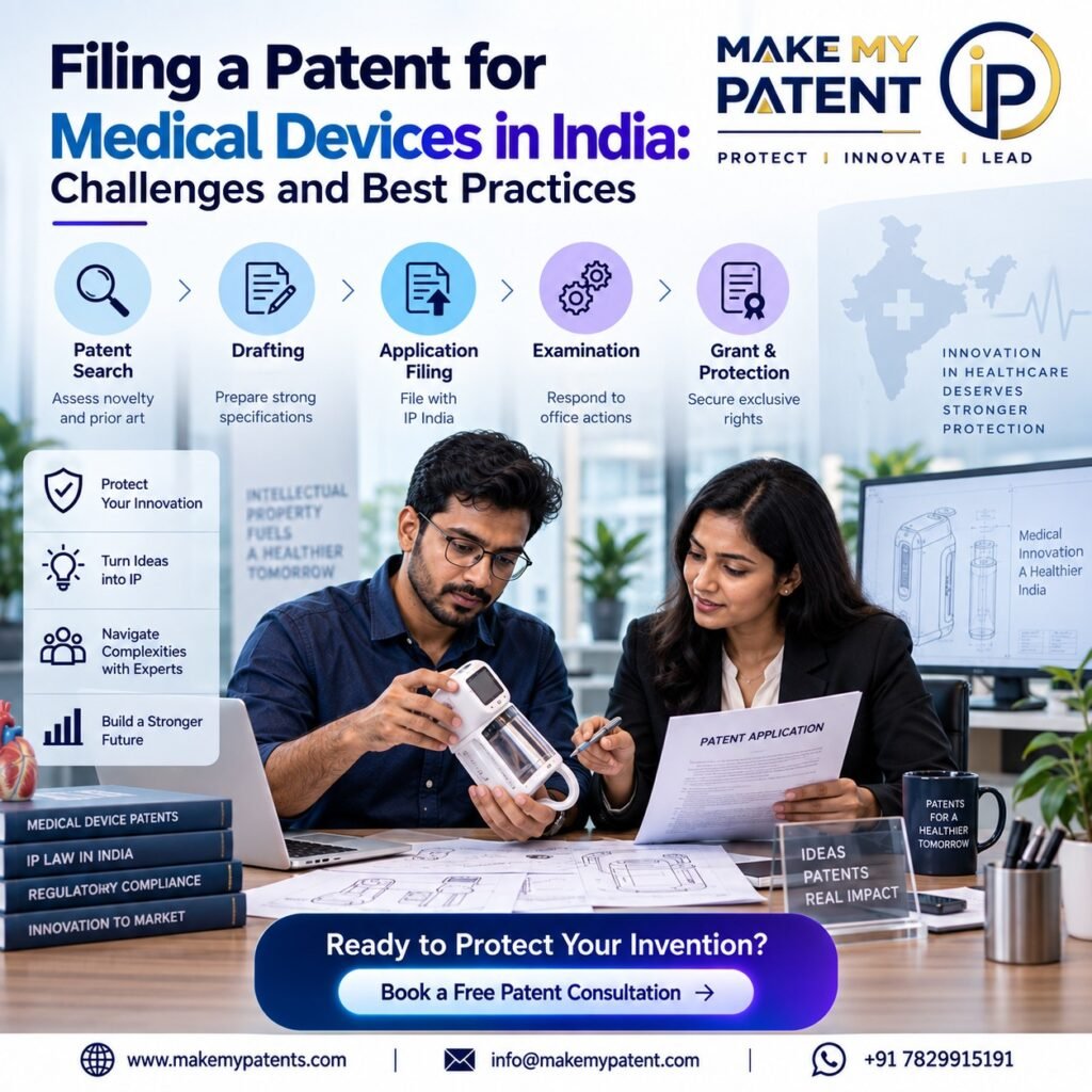 Filing a Patent for Medical Devices in India: Challenges and Best Practices